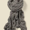 Natural Geometric Print Contrast Trim Scarf 1 Natural Geometric Print Contrast Trim Scarf -Sosandar Fashion Store web sosa3538 rp 2