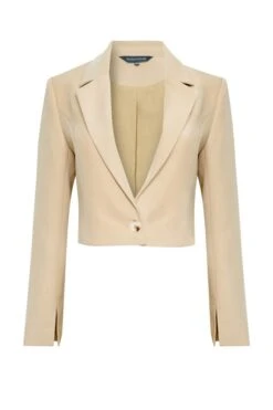 Petite Stone Cropped Tailored Blazer -Sosandar Fashion Store web sosandar 21st jan132910 1