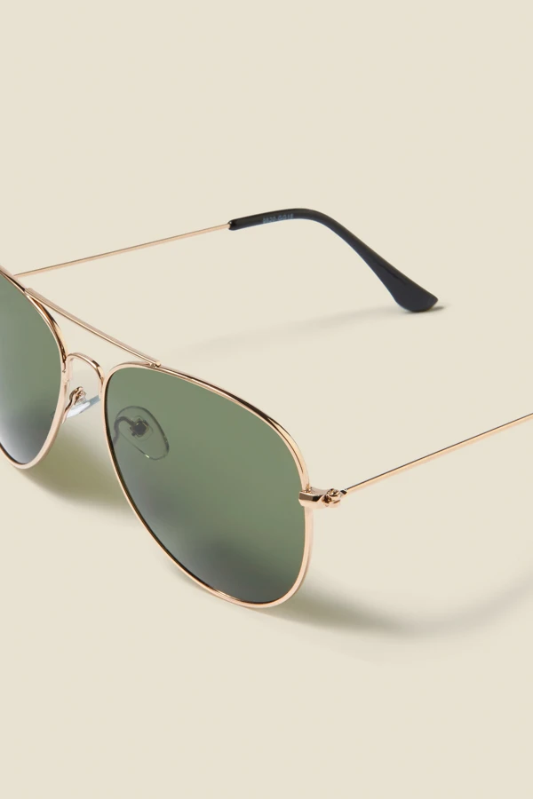 Gold Aviator Sunglasses 6 Gold Aviator Sunglasses - Image 4