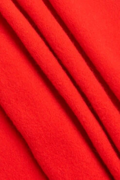Red Super Soft Wool & Cashmere Blend Scarf -Sosandar Fashion Store web sosander red 3